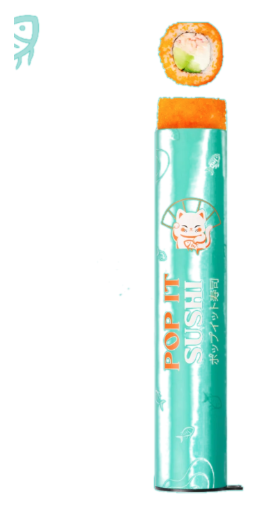 POP IT SUSHI suktinukas